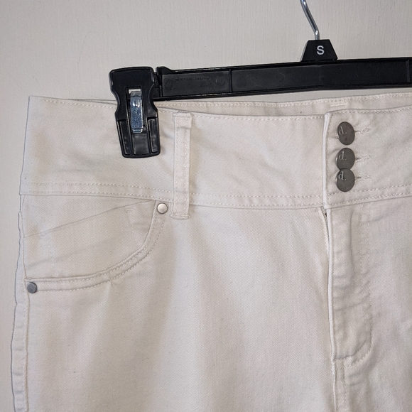 Highwaisted ankle cropped jean jeggings - Picture 2 of 4